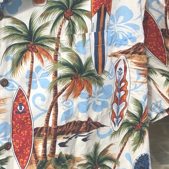 ALOHA REPUBLIC BUTTON DOWN SHIRT XL - Picture 5 of 9